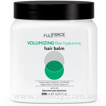 Бальзам з гіалуроновою кислотою Full Force volumizing filler hyaluronic 500 мл